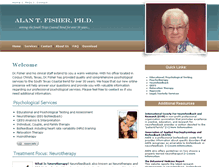 Tablet Screenshot of alanfisherphd.com